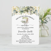 ユーカリが彼女の完璧な抹茶ブライダルシャワー 招待状 (スタンド正面)