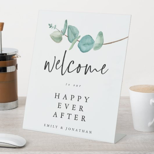 ユーカリが次の世代を超えて幸福に結婚迎える 台座サイン (インサイチュ)