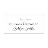 ユーカリこの本は切手に属している ラバースタンプ (インプリント)