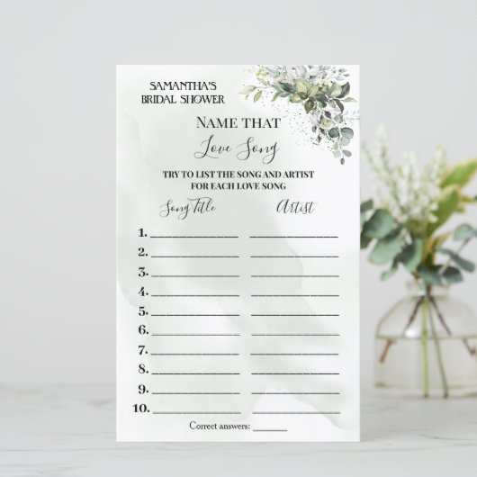 ユーカリその歌のシャワーのバイリンガルゲームの名前 (スタンド正面)