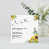 ユーカリとひまわり 新しい計画 結婚発表 招待状 (スタンド正面)