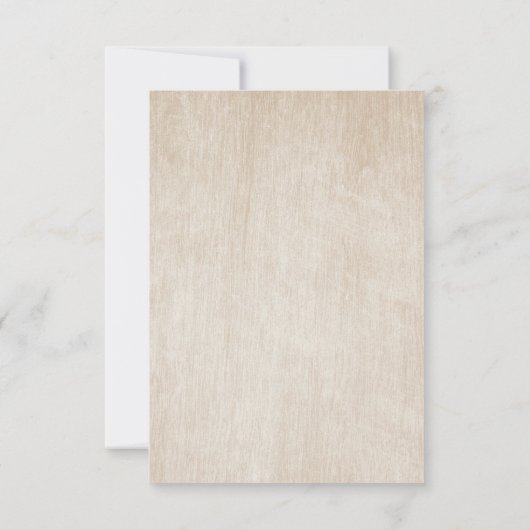 ユーカリとセージのグリーン モダン幾何学 ウェディング 出欠カード (裏面)