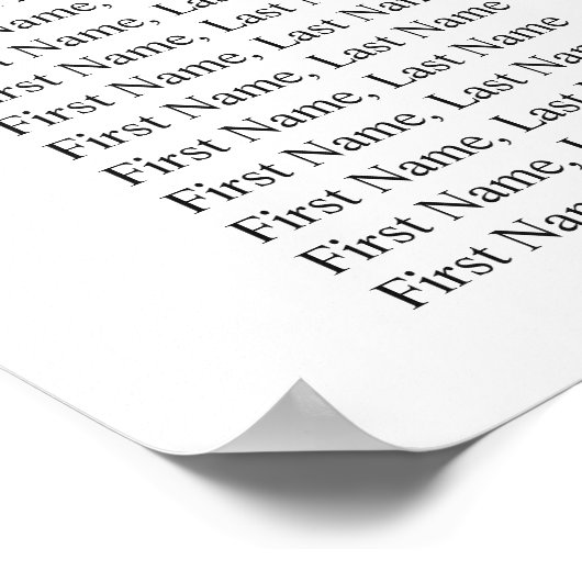 ユーカリとバラ16テーブル結婚のシーティングチャート ポスター (角)