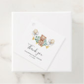 ユーカリとベアー素朴ベビーシャワー フェイバータグ (インサイチュ)