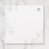 ユーカリとベアー素朴ベビーシャワー フェイバータグ (裏面)