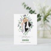 ユーカリとラベンダーウッドランドフォレストありがとう ポストカード (スタンド正面)