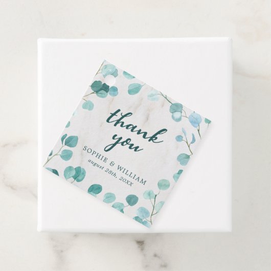 ユーカリと大理石ありがとう フェイバータグ (インサイチュ)