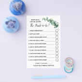 ユーカリどのように良く新婦ゲームカードを知っている チラシ (シングル)