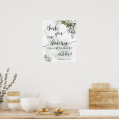 ユーカリになってくれて花嫁さんありがとう ポスター (キッチン)