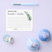 ユーカリのアドバイス カップル向けの結婚前お祝いカード チラシ (シングル)