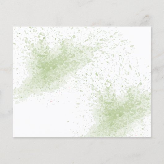 ユーカリのアドバイス カップル ブライダルシャワーのカード チラシ (裏面)