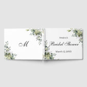 ユーカリのウェディングシャワー ゲストブック (全面)