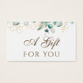 ユーカリのギフトカード (正面)