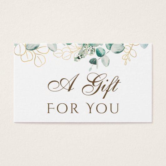 ユーカリのギフトカード (正面)