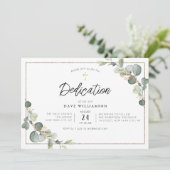 ユーカリのグリーンエレガントフレーム献堂 招待状 (スタンド正面)