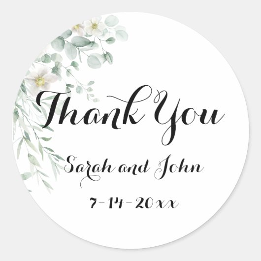 ユーカリのグリーンシール ラウンドシール (正面)