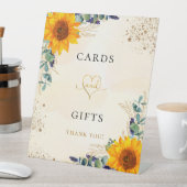 ユーカリのグリーン サンキライ カード ギフト 台座サイン (インサイチュ)