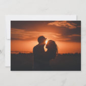 ユーカリのグリーン Photo Script Save the Date セーブザデート (裏面)