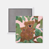 ユーカリのコアラ マグネット (正面/裏面)