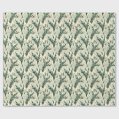 ユーカリのタイル張りのエレガントな結婚式 ラッピングペーパー (フラット)