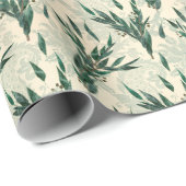 ユーカリのタイル張りのエレガントな結婚式 ラッピングペーパー (ロールコーナー)