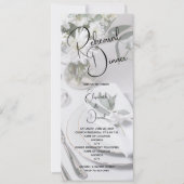 ユーカリのテーブルセッティングリハーサルディナー 招待状 (正面)