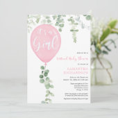 ユーカリのバーチャルベビーシャワーガール 招待状 (スタンド正面)