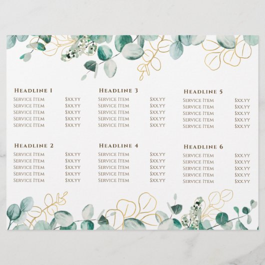 ユーカリのパンフレット (裏面)