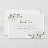 ユーカリのブライズシャワー サンキューカード (正面)