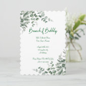 ユーカリのブライダルシャワー招待状 招待状 (スタンド正面)