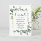 ユーカリのブランチとバブルリーのブライダルシャワー 招待状 (スタンド正面)