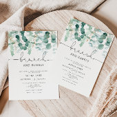ユーカリのブランチとバブルリーの招待状 招待状