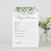 ユーカリのベビーの赤ちゃんシャワー予測 (スタンド正面)