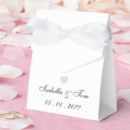 ユーカリのボヘミアン+ボタニカルな結婚式のオーダーメイドアイテム フェイバーボックス