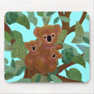 ユーカリのマウスパッドのコアラ マウスパッド