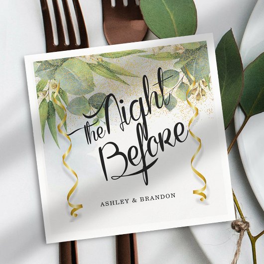 ユーカリのリハーサルの前の夜 スタンダードカクテルナプキン