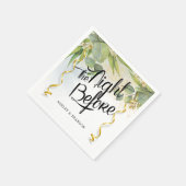 ユーカリのリハーサルの前の夜 スタンダードカクテルナプキン (角)