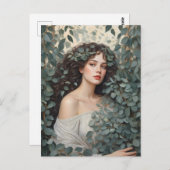 ユーカリの中の美葉女 ポストカード (正面/裏面)