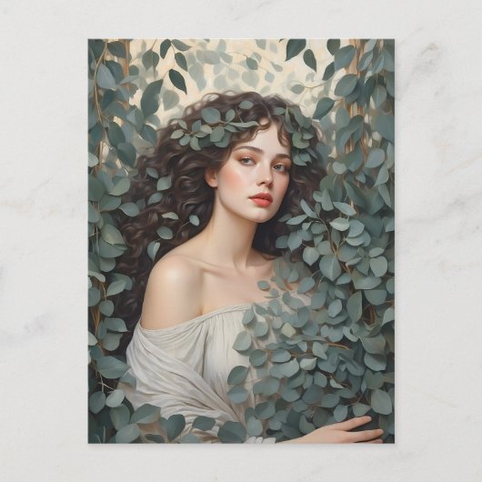 ユーカリの中の美葉女 ポストカード (正面)