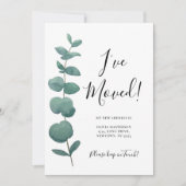 ユーカリの住所変更 案内状 (正面)