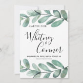 ユーカリの保存日付 セーブザデート (正面)