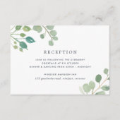 ユーカリの受付案内カード エンクロージャーカード (正面)