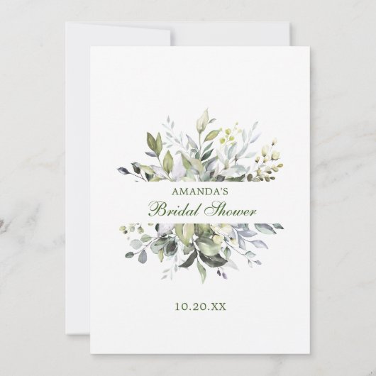 ユーカリの名前ザラブソングブライダルゲームカード 招待状 (裏面)