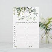 ユーカリの名前ザラブソングブライダルシャワーゲーム (スタンド正面)