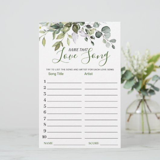 ユーカリの名前ザラブソングブライダルシャワーゲーム (スタンド正面)