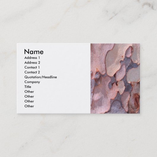 ユーカリの吠え声 名刺 (正面)