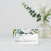 ユーカリの囲い結婚を願う  エンクロージャーカード (スタンド正面)