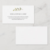 ユーカリの封筒カード エンクロージャーカード (正面/裏面)