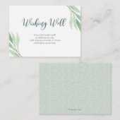 ユーカリの庭の水彩画|の希望の健康なカード エンクロージャーカード (正面/裏面)