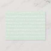 ユーカリの庭の水色 | ウィッシングウェルカード エンクロージャーカード (裏面)